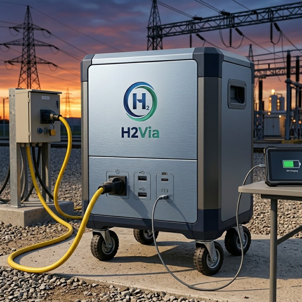 Hidrojen tabanlı enerji sistemi ve mobil güç altyapısı